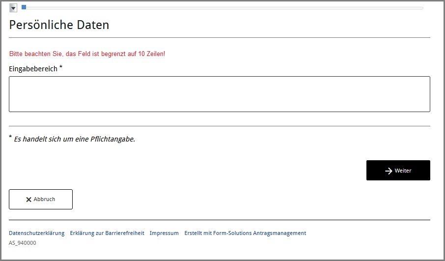 Validierungsregeln
