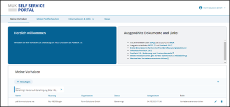 Reiter Meine Vorhaben