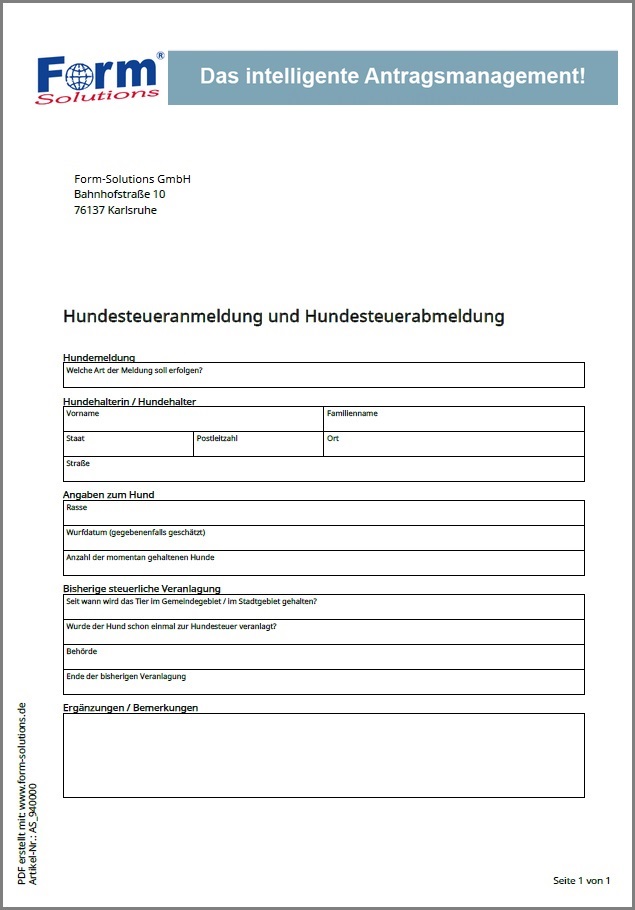 Beispiel Druckvorlage