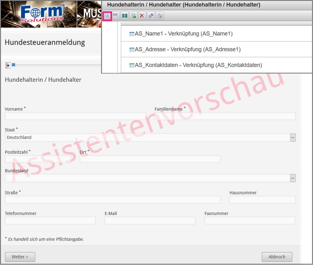 Erweiterung der Panelvorschau